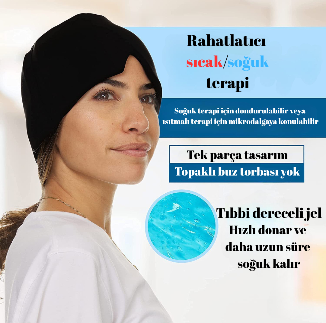 Migren, Stres, Baş Ağrısı ve Gerginlik İçin Buz Kompresi