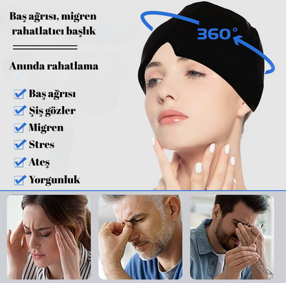 Migren, Stres, Baş Ağrısı ve Gerginlik İçin Buz Kompresi